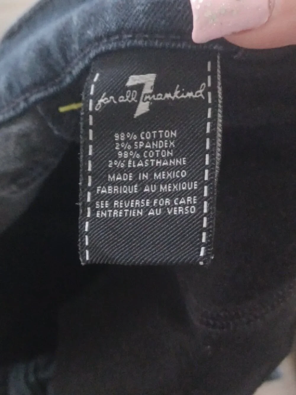 7 For all Mankind Slimmy Stretch Dark Denim Zip Fly 5 Pocket Jeans 31 - Picture 7 of 9